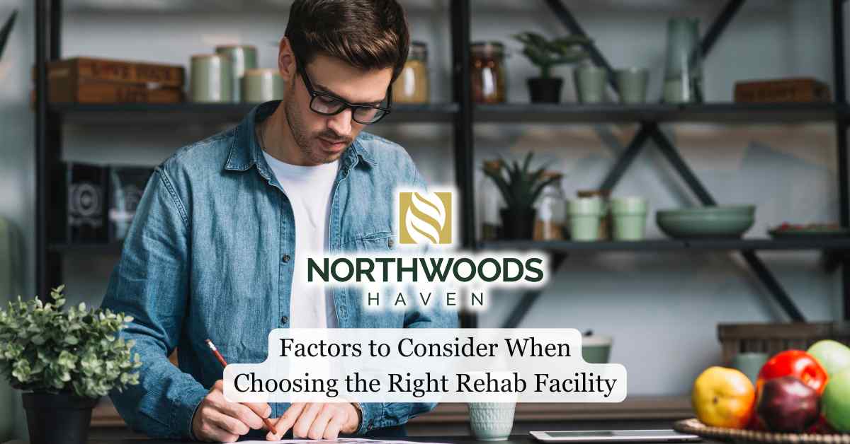Listing factors for Right Rehab Facility