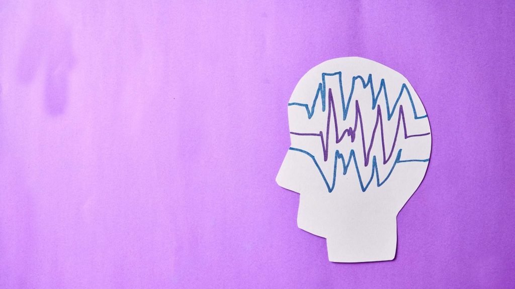 Illustration representing seizures from benzodiazepine withdrawal